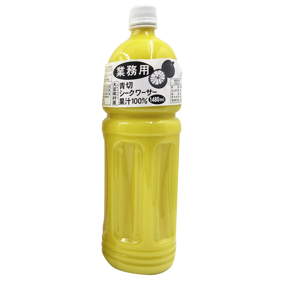 大宜味村産 青切シークワーサージュース 100% 業務用 〔1.48L×3本〕