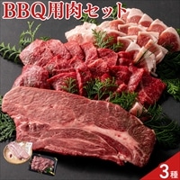 神戸牛 神戸ポーク BBQ 肉セット〔牛肩ロースステーキ、牛モモ、豚ロース〕