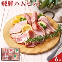 飛騨ハム 飛騨豚 ハム ソーセージ セット〔もろみロースハム 他全5種 計6点〕