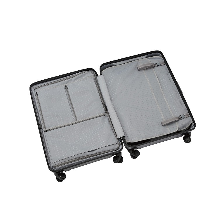 PROTECA/プロテカ スーツケース プレスティ 100L 双輪 日本製 キャスターストッパー 02434 02:ガンメタリック 100L
