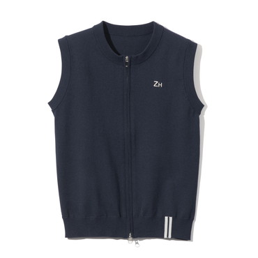 【セール価格】ゼロハリバートン ZHG-W5S3a | Full-Zip SOLOTEX Knit Vest ゴルフウェア レディース フルジップニットベスト 82976
