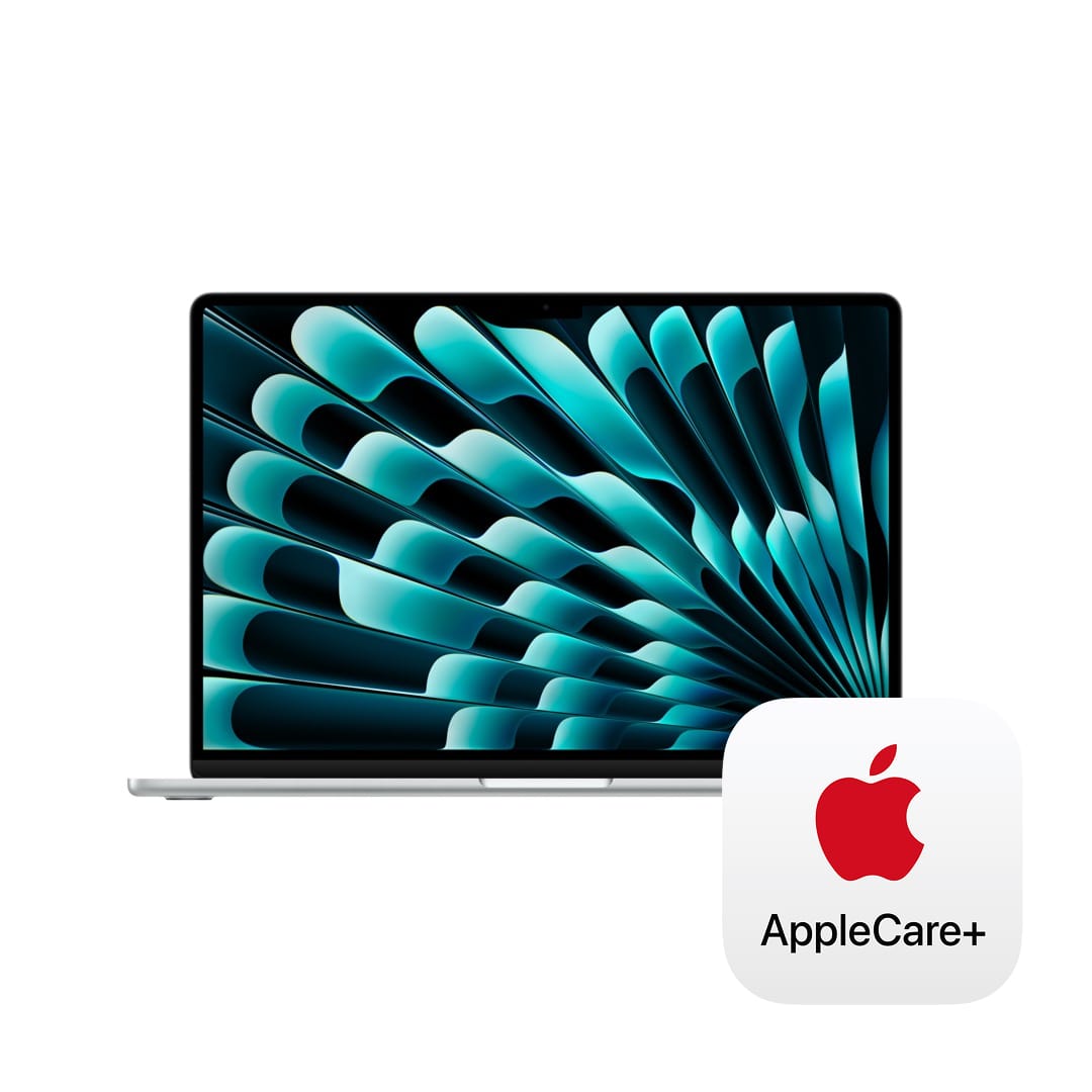 15インチMacBook Air: 10コアCPUと10コアGPUを搭載したApple M5チップ, 24GB, 1TB SSD - シルバー with AppleCare+