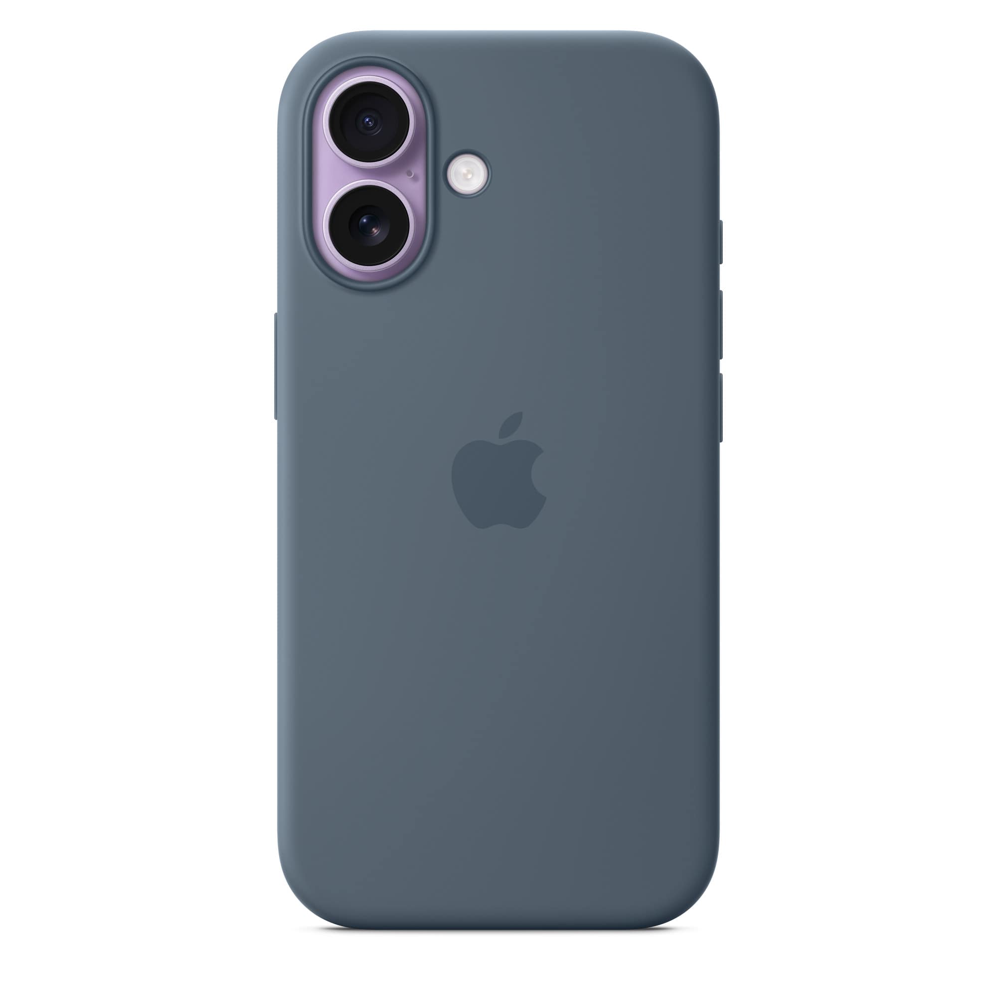 MagSafe対応iPhone 17シリコーンケース - アンカーブルー