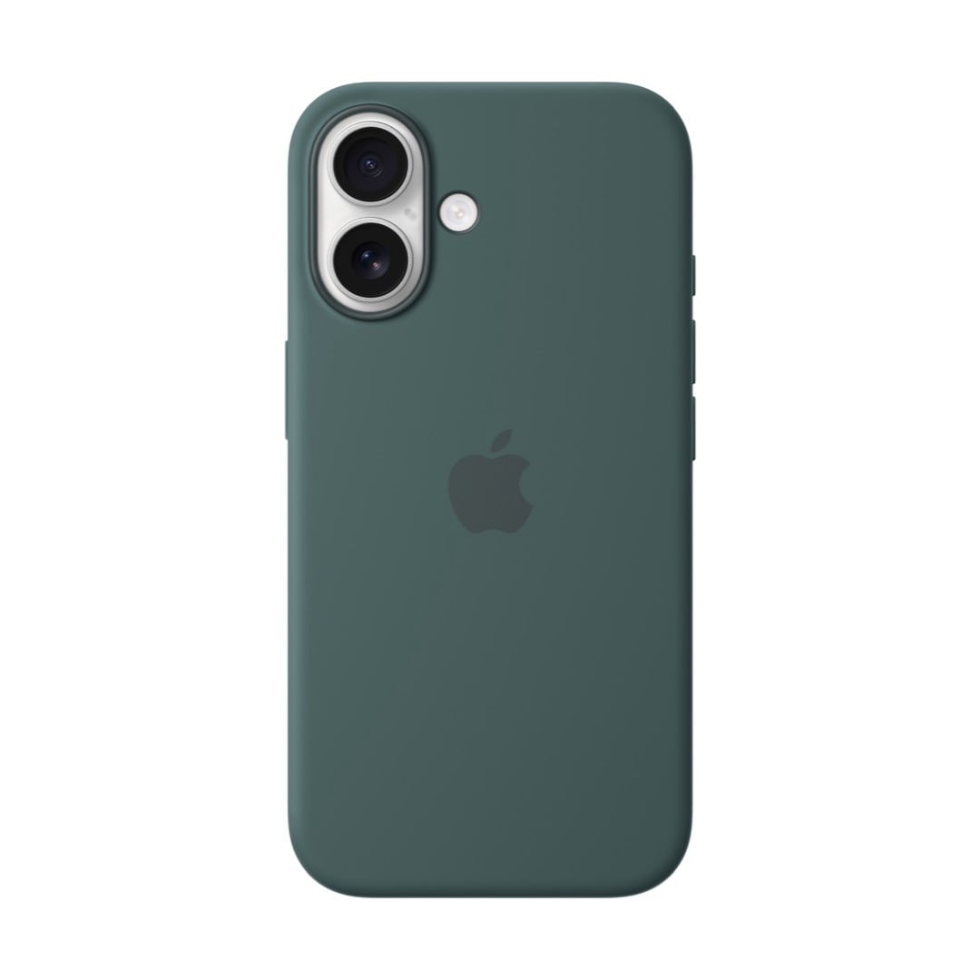 MagSafe対応iPhone 16シリコーンケース - レイクグリーン