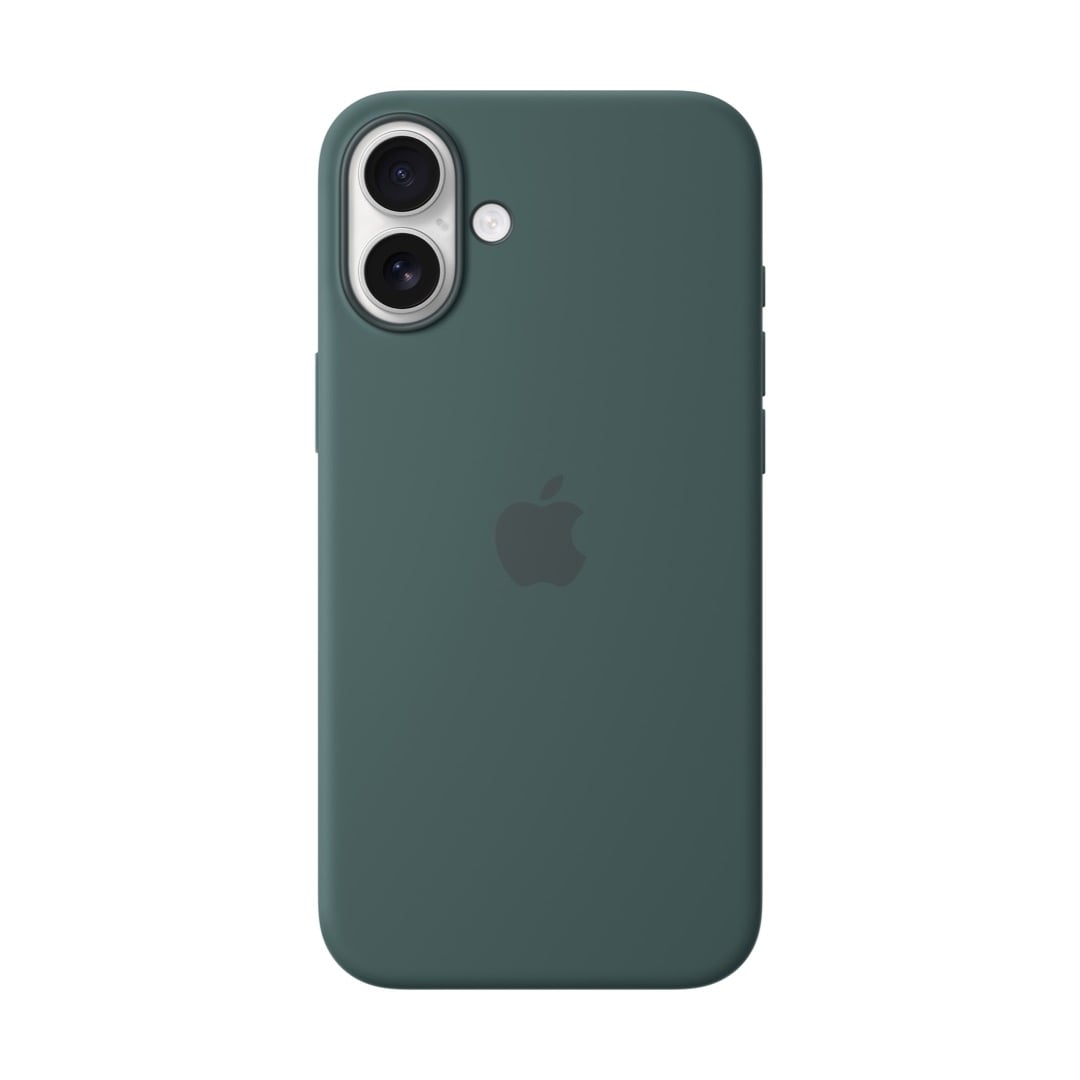 MagSafe対応iPhone 16 Plusシリコーンケース - レイクグリーン