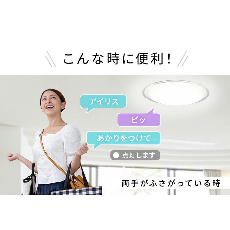 LEDシーリングライト 5.11 音声操作 クリアフレーム 12畳 調色 CL12DL-5.11CFV 単品