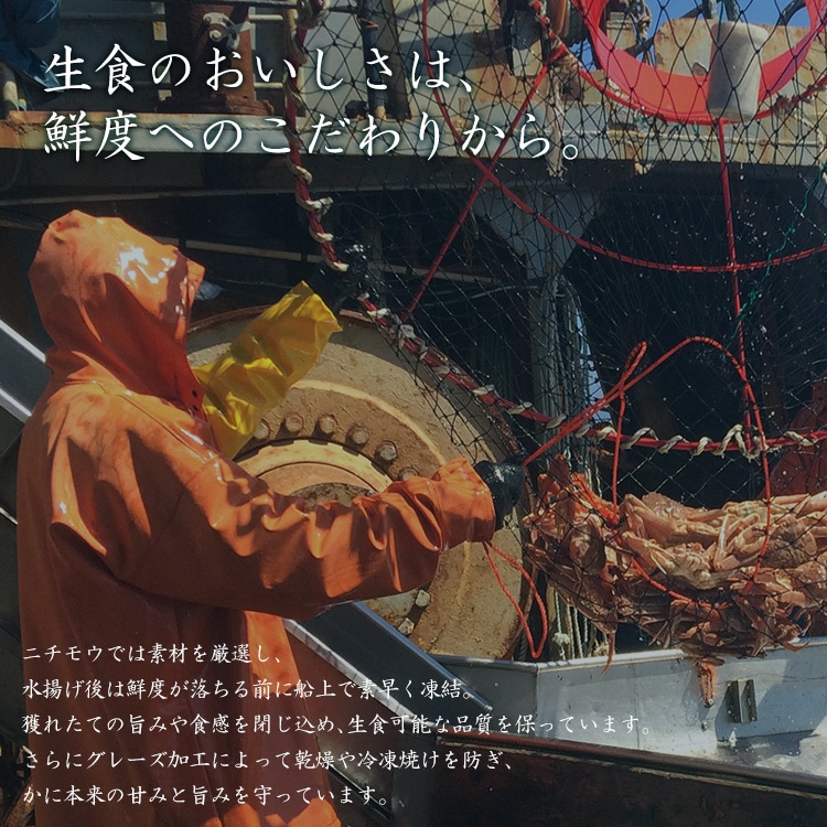 生ずわい蟹棒ポーション1kg(40~60本入) 【時間指定不可】【代引不可】【同梱不可】