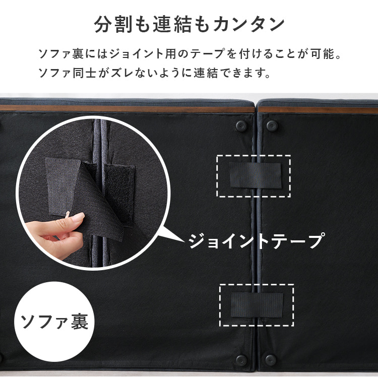 ソファ LSF-4442-B-DNV-LS ネイビー【時間指定不可】【代引不可】【同梱不可】 ネイビー