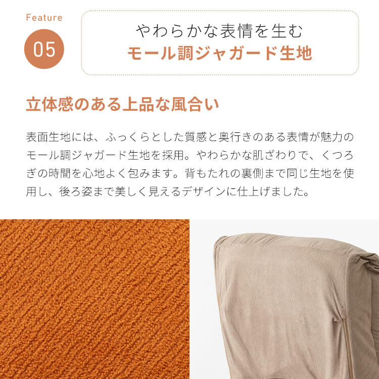 腰ケアフィット レバー式ランバーサポートボリューム座椅子 CG-BBYL-96 キャメル キャメル