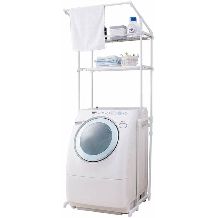 ハンガーバー付ランドリーラック LRH-18P
