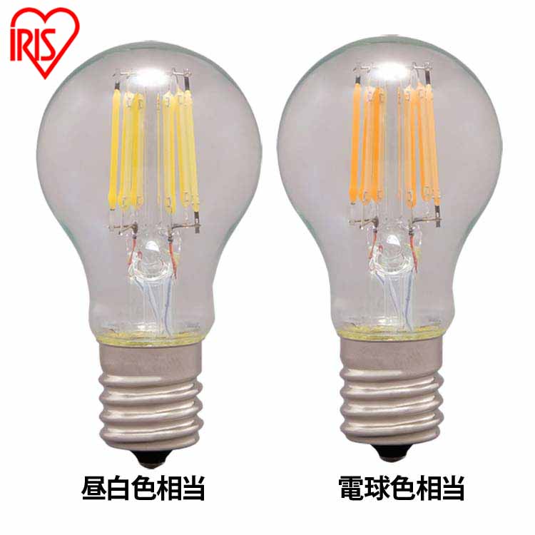 LEDフィラメント電球 ミニクリプトン球 E17 40W相当 440lm 電球色相当 LDA4L-G-E17-FC