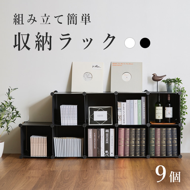 PP収納ボックス 9P 0406610 ブラック