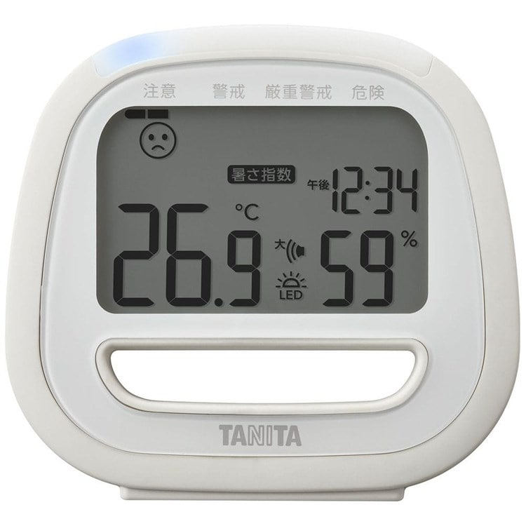 温湿度計 デジタル 温度計 コンデイションセンサー アイボリー TC-422-IV タニタ TANITA 温湿度計 時計 快適空間