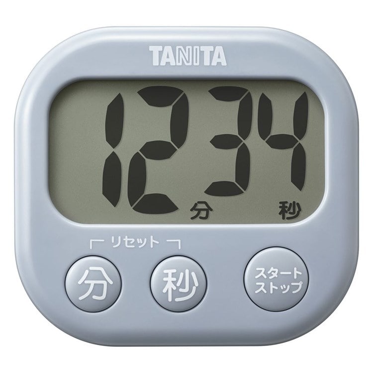 タイマー キッチンタイマー 大文字 抗菌でか見えタイマー TD-429-BL 送料無料 タニタ TANITA キッチンタイマー 大文字 見やすい 便利 タイム  料理 圧力鍋 ［メール便］