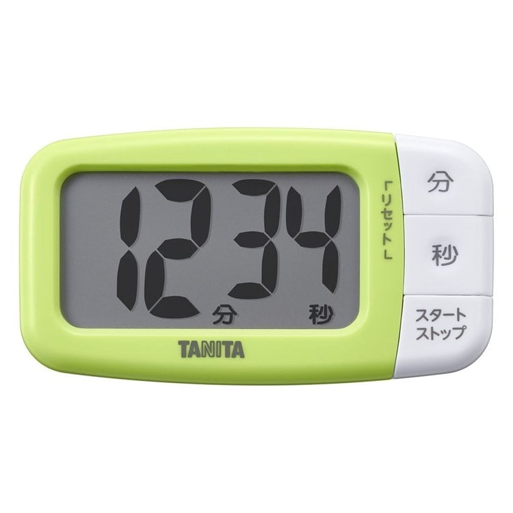 タイマー キッチンタイマー 大文字 抗菌でか見えタイマー TD-430-GR 送料無料 タニタ TANITA キッチンタイマー 大文字 見やすい 便利 アボカドグリーン ［メール便］
