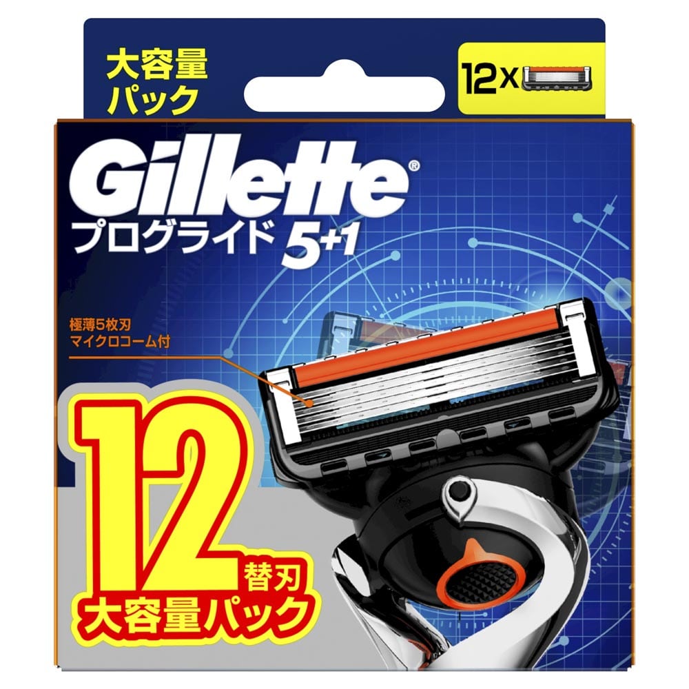 Gillette プログライドマニュアル替刃12B