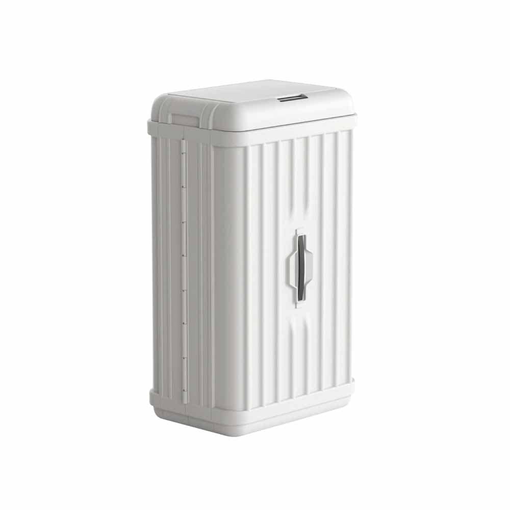 WINCOD トランク型折りたたみ式センサー付きゴミ箱50L TH-ATC50-WH ホワイト