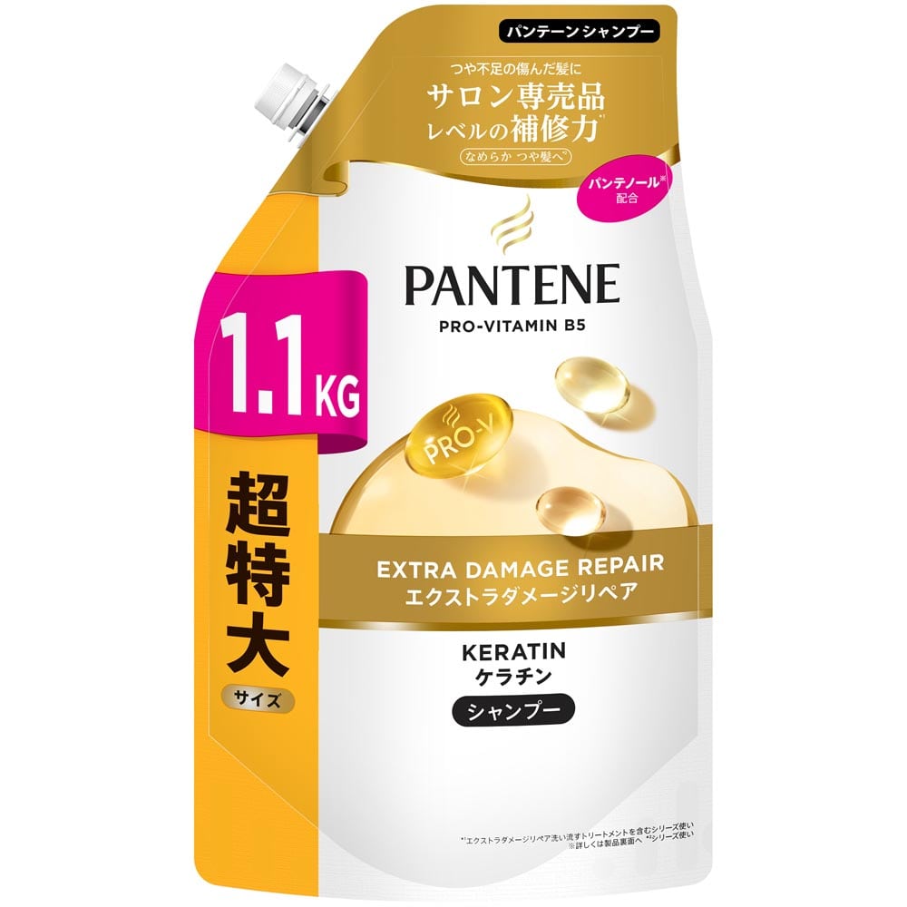 P&G パンテーン 詰め替え 超特大1.1kg エクストラ_シャンプー