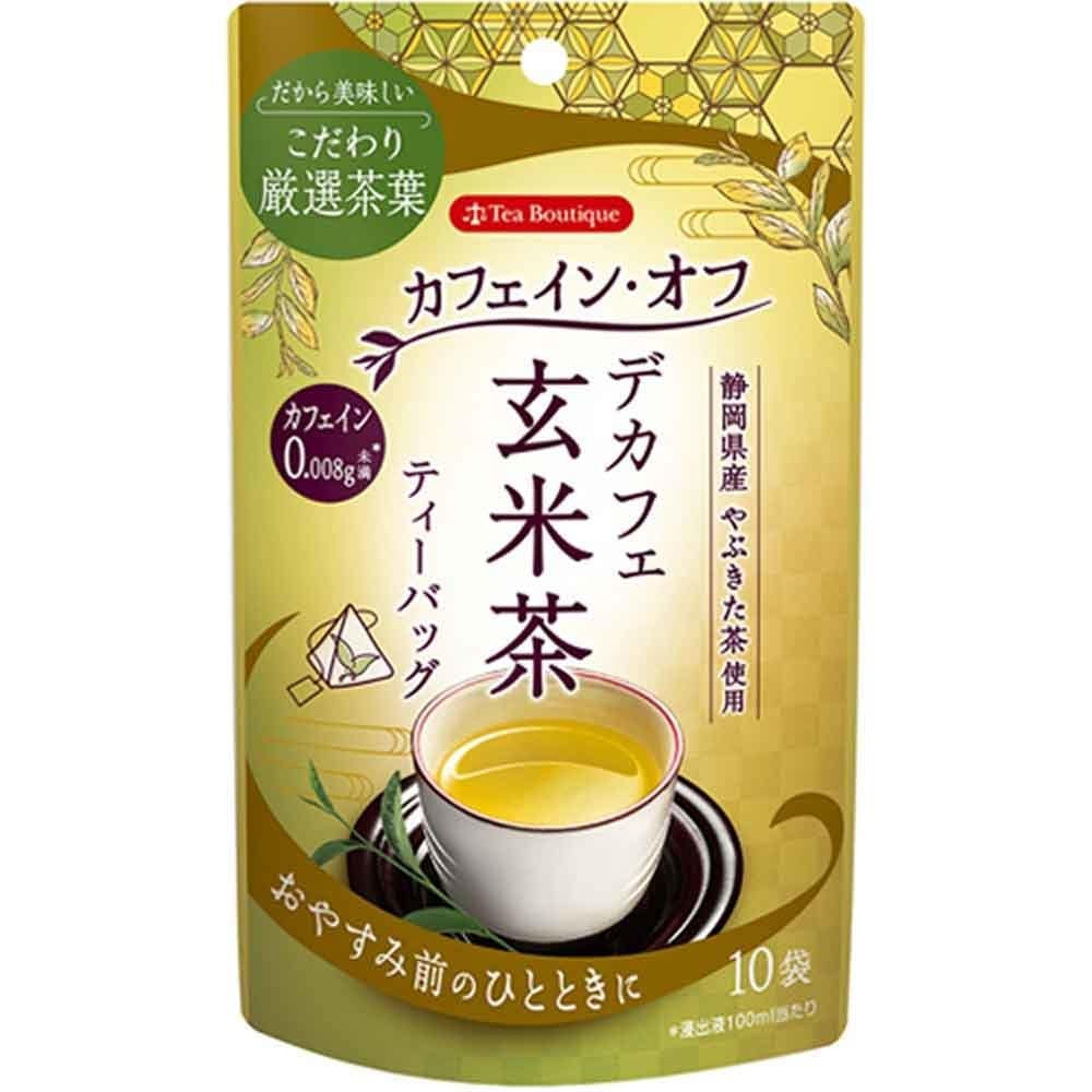 ティーブティック 【3袋】デカフェ 玄米茶