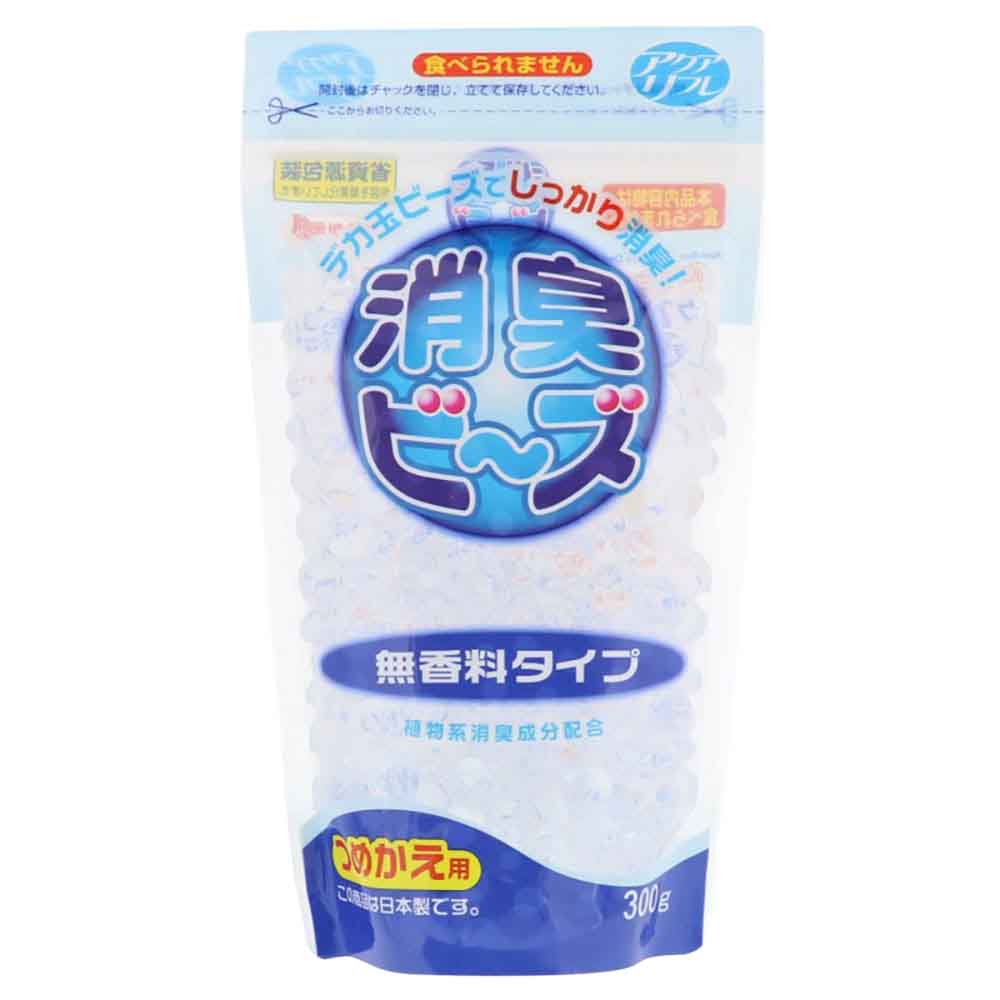 アクアリフレ 【3個セット】アクアリフレ消臭ビーズ詰替　無香料300g