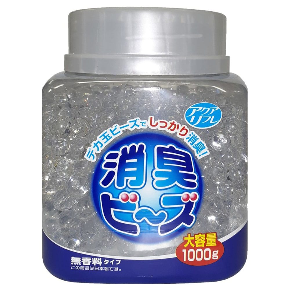 ライオンケミカル アクアリフレ消臭ビーズ本体容器入1000g 無香料