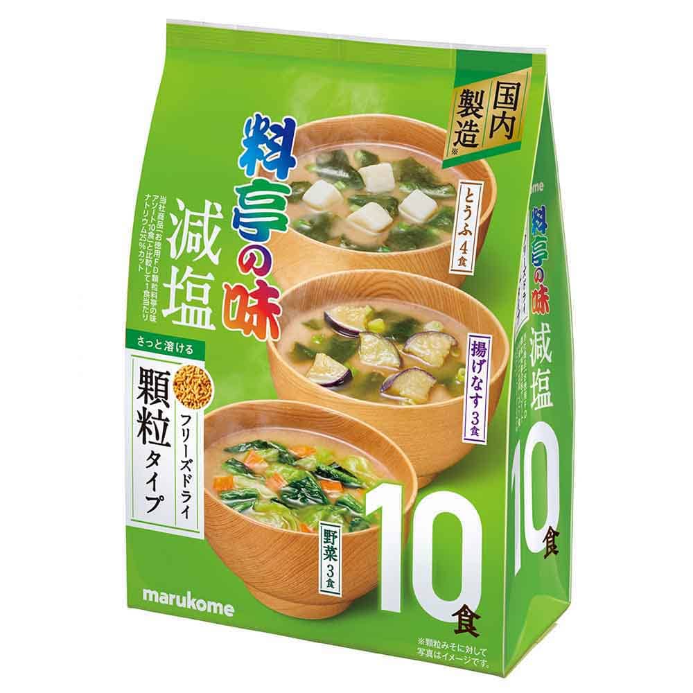 料亭の味 お徳用 フリーズドライ顆粒 料亭の味減塩 10食