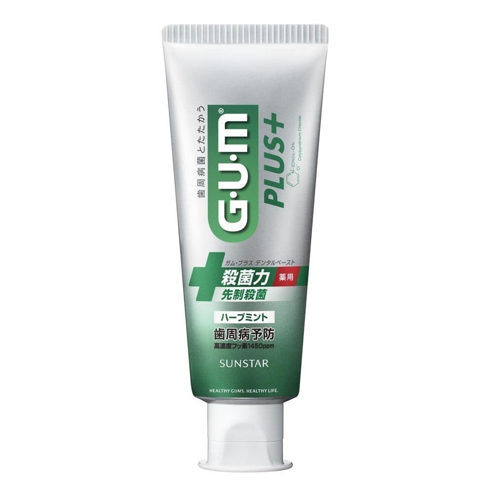GUM GUMプラス デンタルペースト 120g ハーブミント