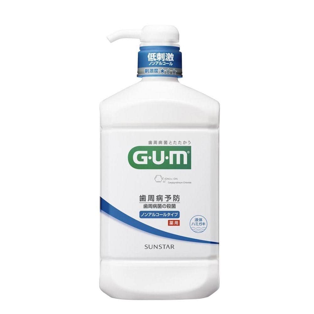 GUM 【3個セット】GUM デンタルリンス 960ml ノンアルコールタイプ