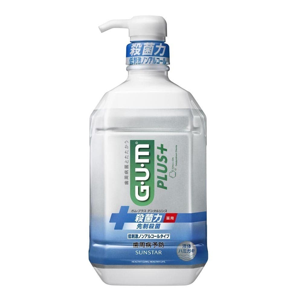 GUM GUMプラス デンタルリンス 900ml 低刺激ノンアルコールタイプ
