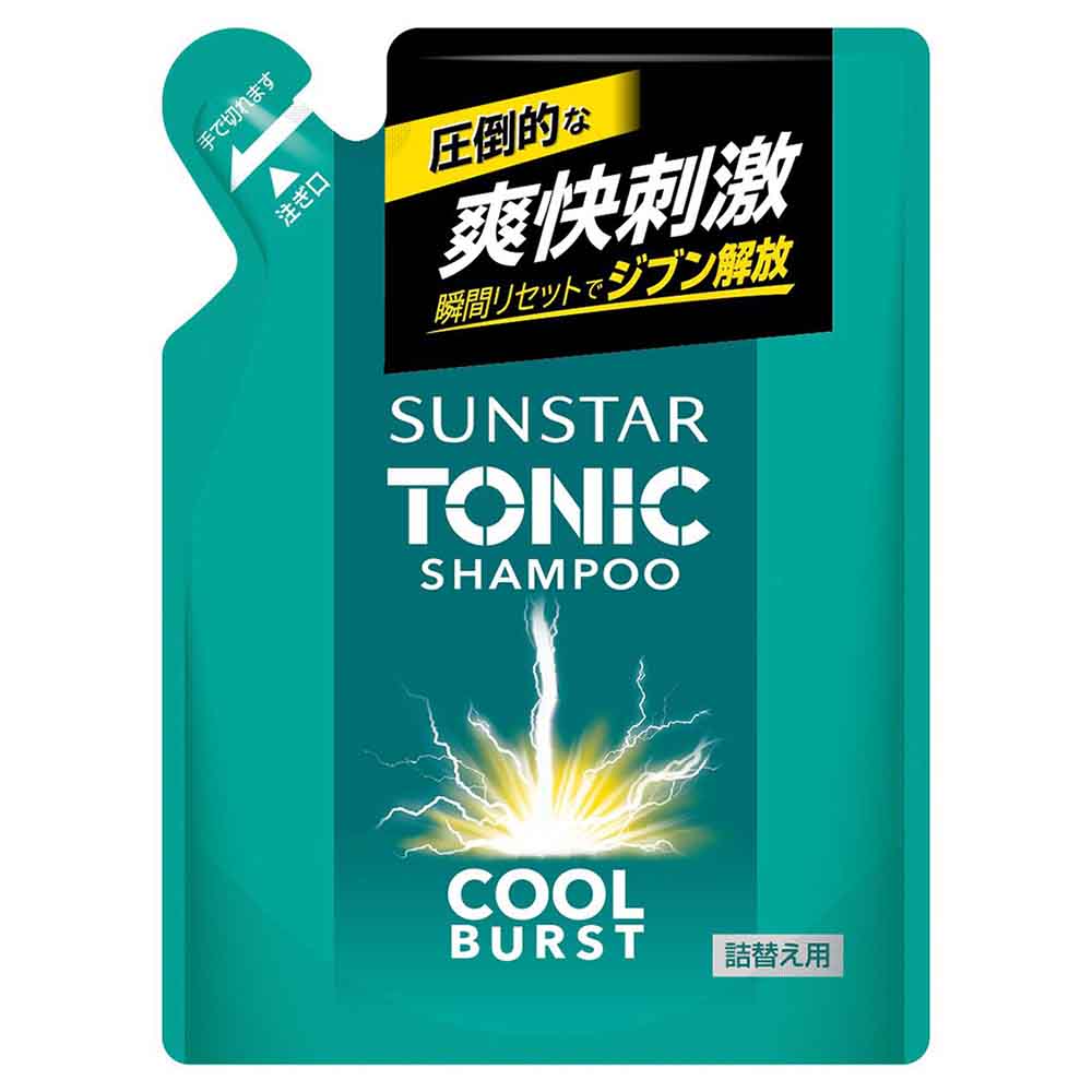 サンスター トニックシャンプーCOOL BURST 詰替 340ml 21765 シャンプー
