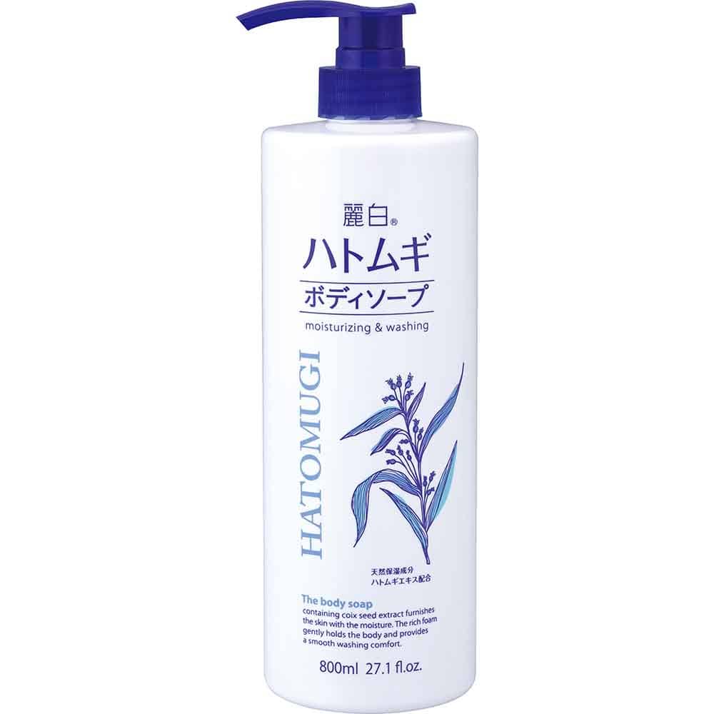 【3個セット】麗白 ハトムギ ボディソープ 本体 800ml