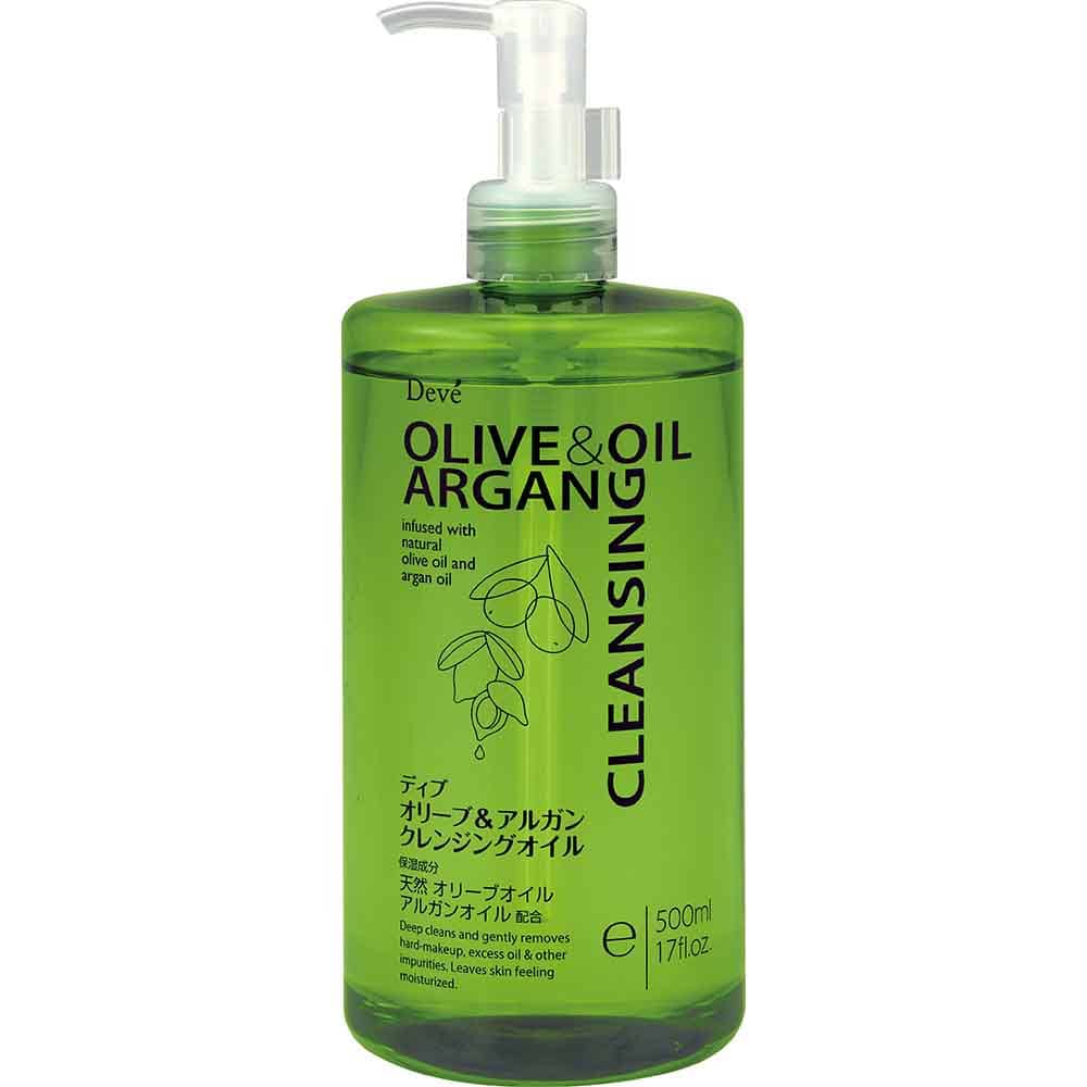 【2個セット】ディブ オリーブ＆アルガン クレンジングオイル 本体 500ml