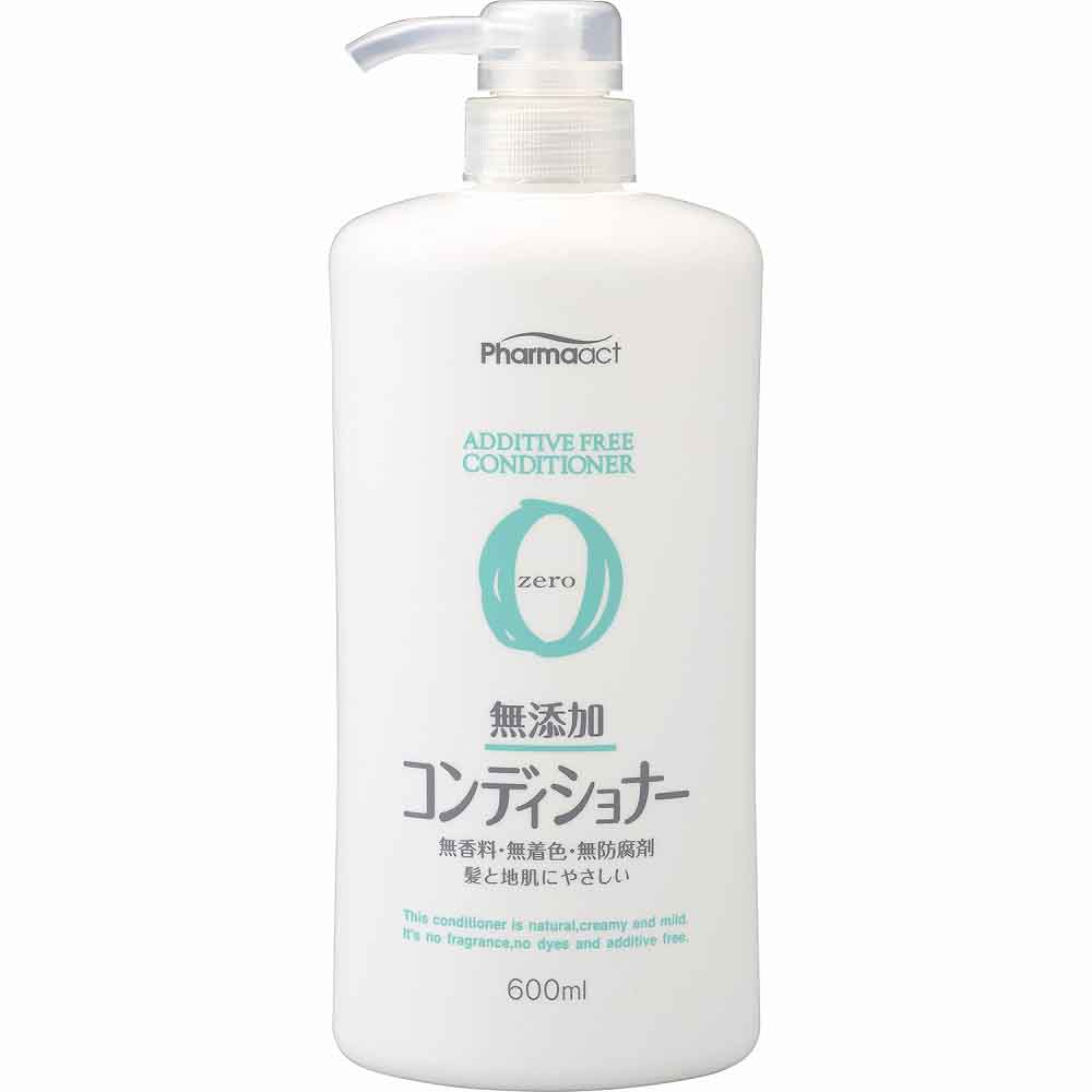 【3個セット】ファーマアクト 無添加 本体 600ml コンディショナー
