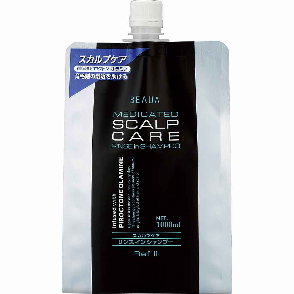 ビューア 薬用スカルプケア リンスインシャンプー 詰替 大容量 1000ml