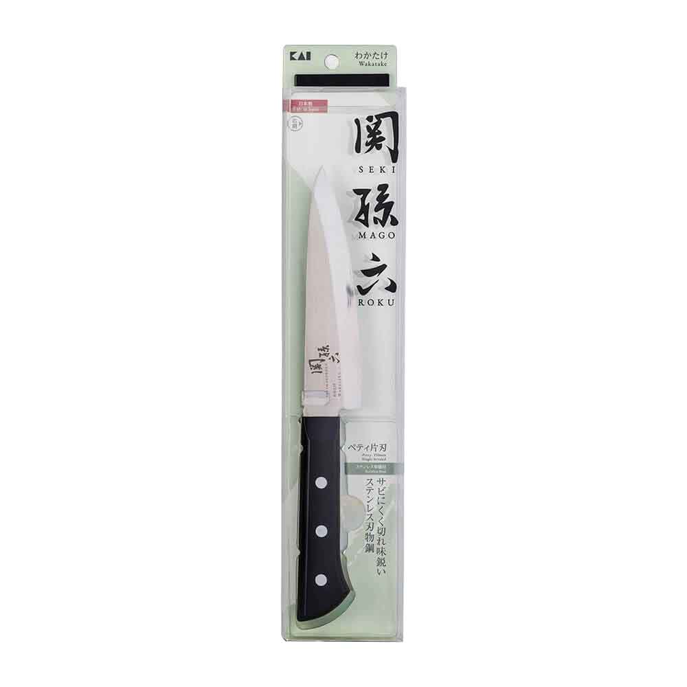 関孫六 関孫六　わかたけ　ペティ片刃１５０ｍｍ 000AB5418