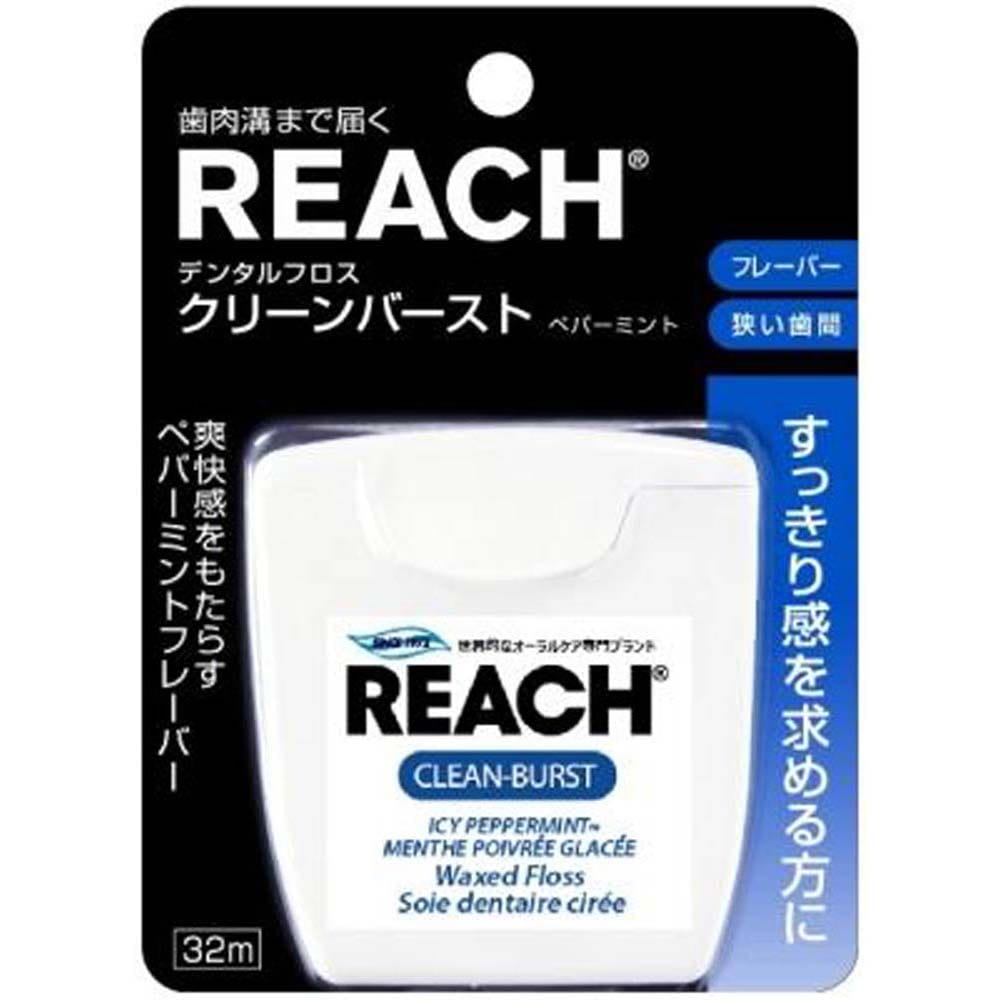 リーチ 【3個セット】リーチデンタルフロス クリーンバーストペパーミント３２ｍ 27456