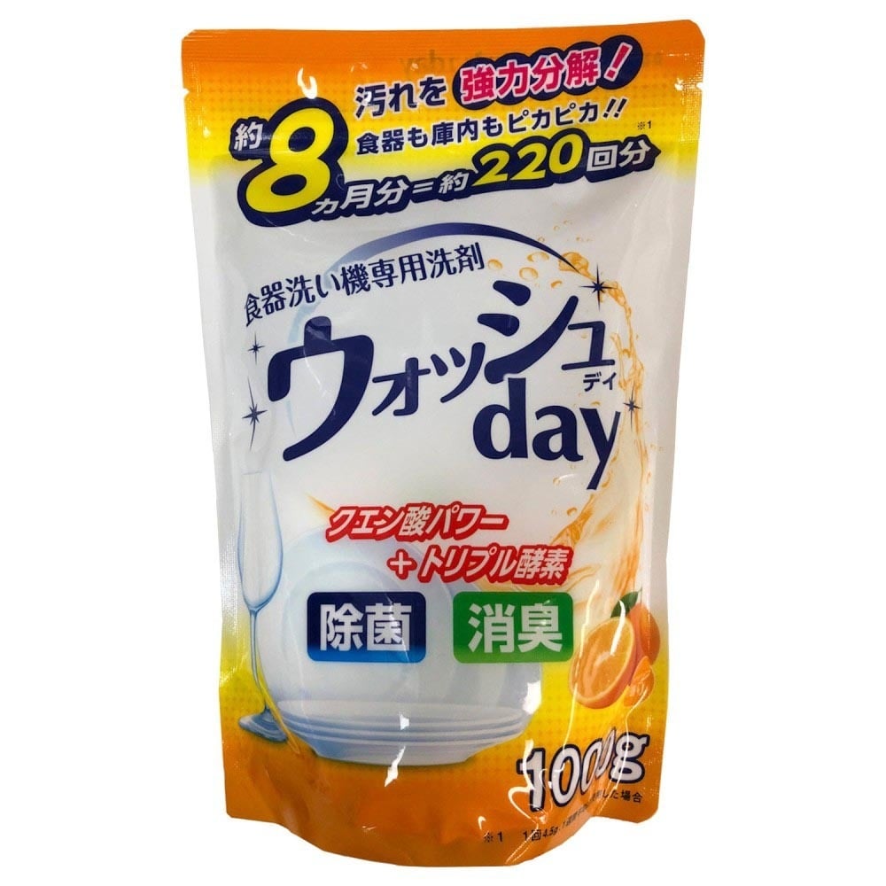日本合成洗剤 【12個セット】日本合成洗剤 食器洗い機専用洗剤ウオッシュDAY 1000g