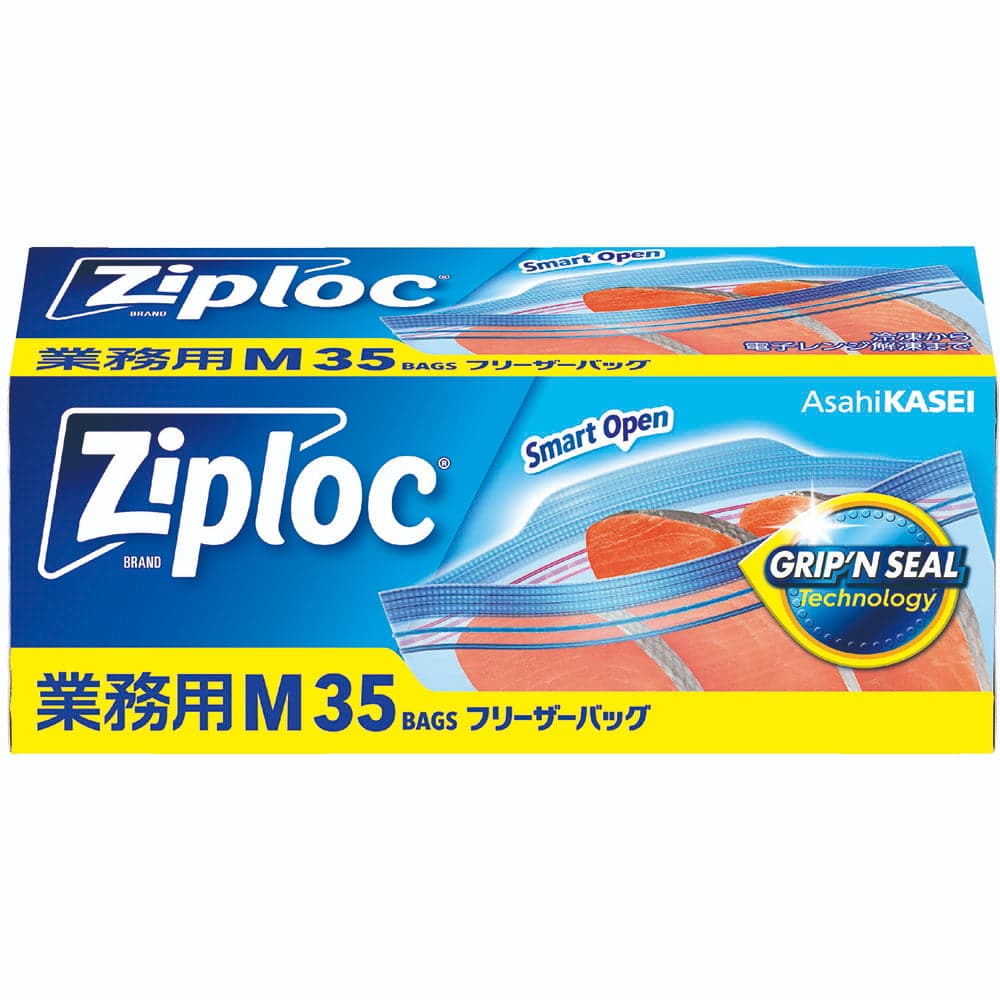 旭化成 【6セット】業務用ZLフリーザーバッグM35枚