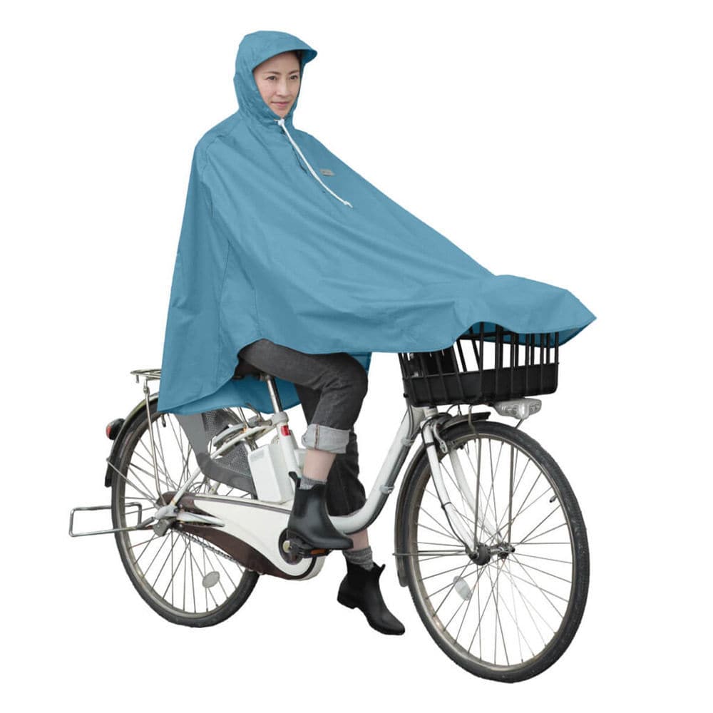 MARUTO 自転車屋さんのポンチョ ロイヤルブルー