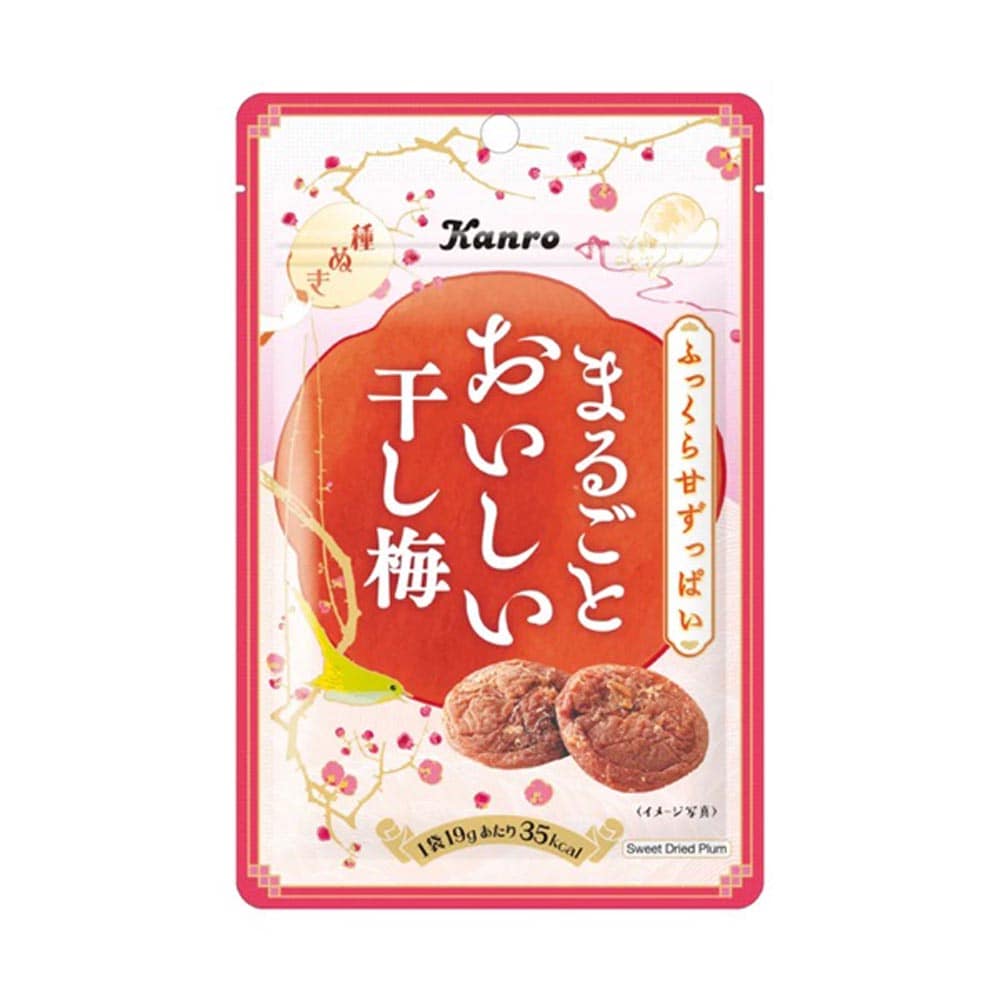 【6個】まるごとおいしい干し梅 19g