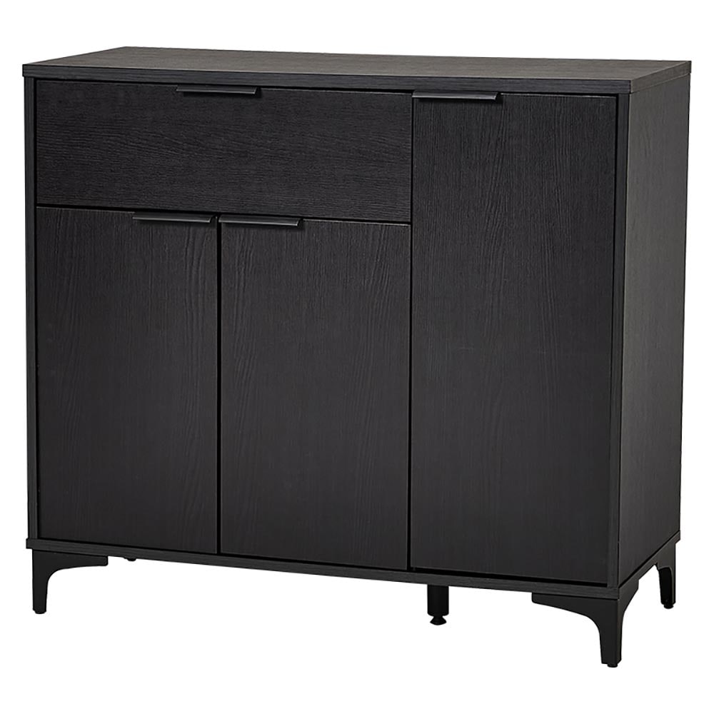 キャビネット 幅90cm RCC-1538DBR ダークブラウン【時間指定不可】【代引不可】【同梱不可】