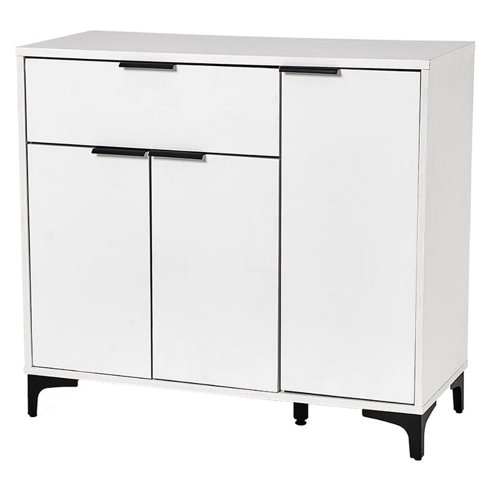 キャビネット 幅90cm RCC-1538WH ホワイトウォッシュ【時間指定不可】【代引不可】【同梱不可】