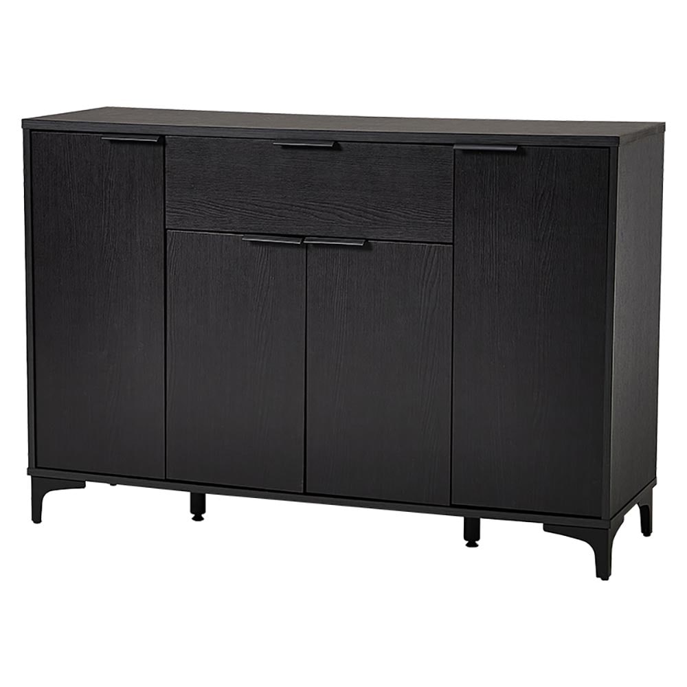 キャビネット 幅120cm RCC-1539DBR ダークブラウン【時間指定不可】【代引不可】【同梱不可】