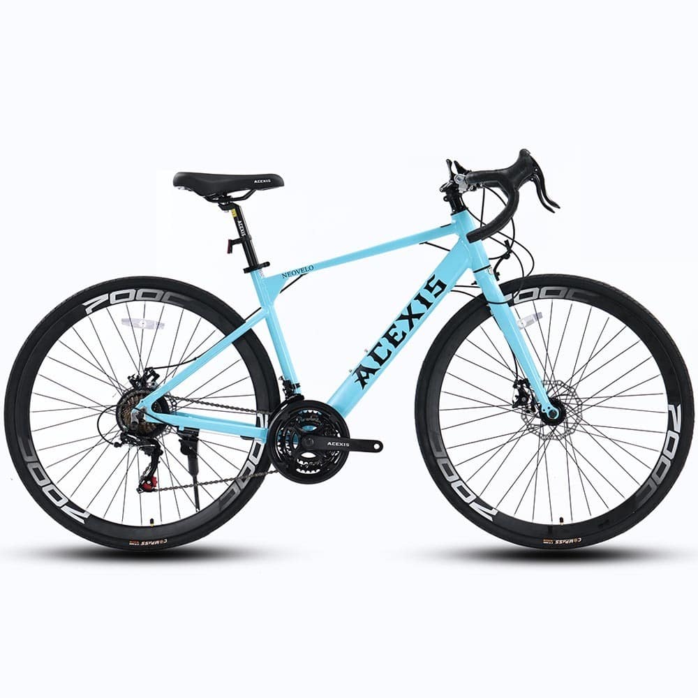 ACEXIS 【完成車】ACEXISロードバイクシマノ 21段変速NEOVELO ブルー【時間指定不可】【代引不可】【同梱不可】