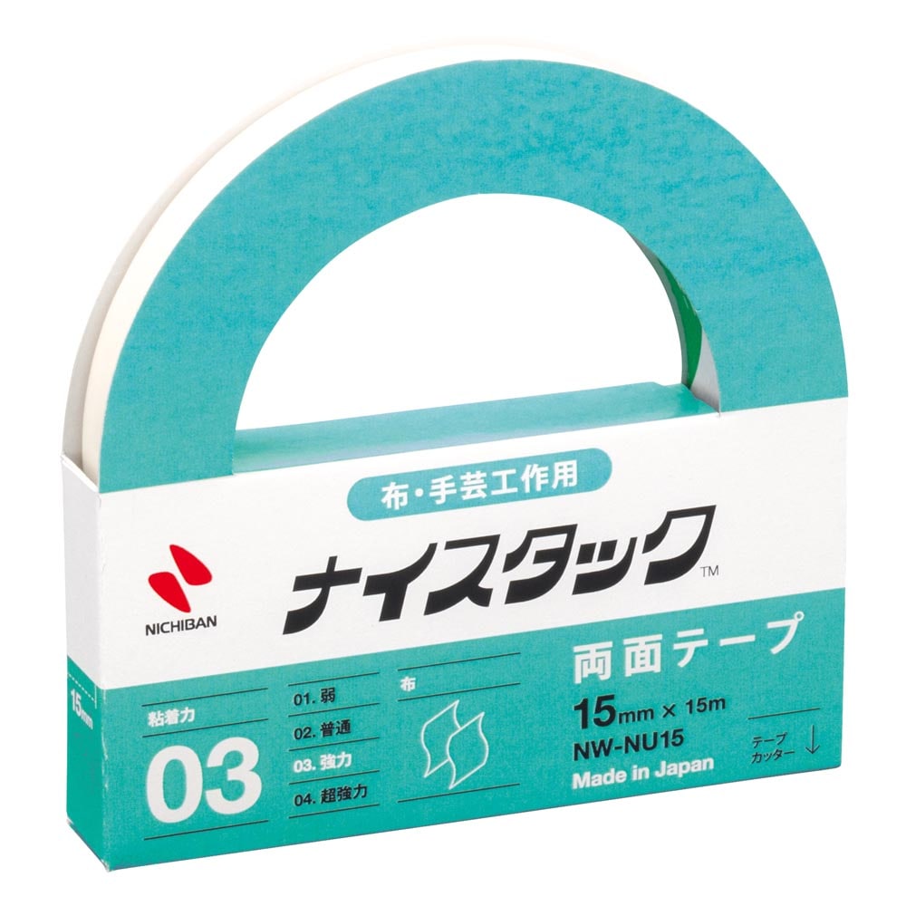ナイスタック（TM） 布手芸工作用 15mm×15m NW-NU15