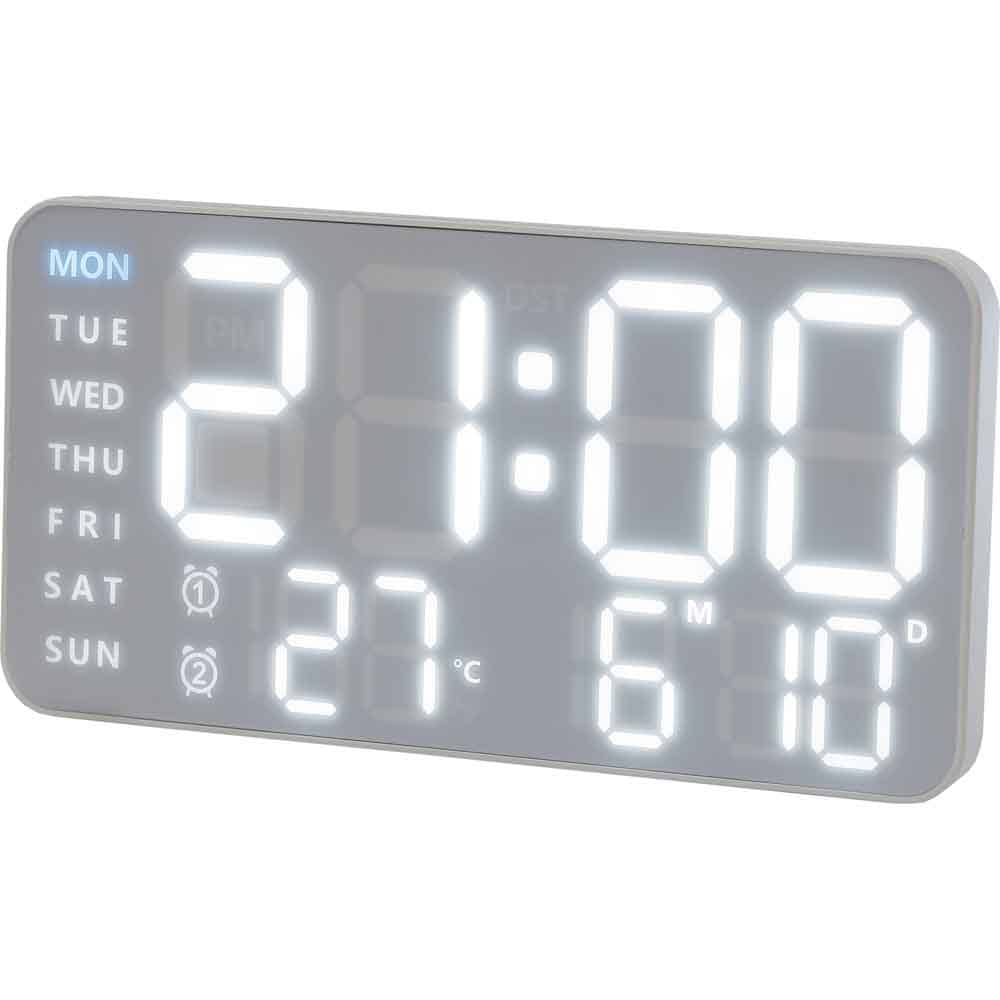 SLOWER LED CLOCK Cielo SLW370 ホワイト（ホワイトLED）