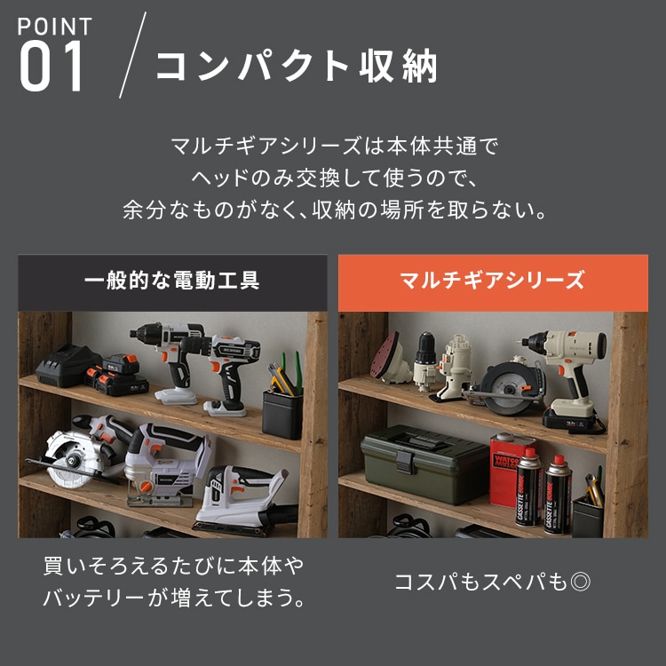 電動工具 マルチツール インパクトドライバー ヘッド 本体 セット 18V インパクト 電動ドライバー ビット バッテリー USB type-C 充電 工具 DIY 中級者 上級者 充電式 マルチギア アイリスオーヤマ JM18INS 安心延長保証対象
