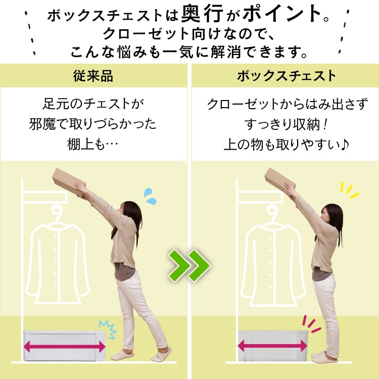 クローゼットキャリー ナチュラル/ホワイト MAA-530 単品