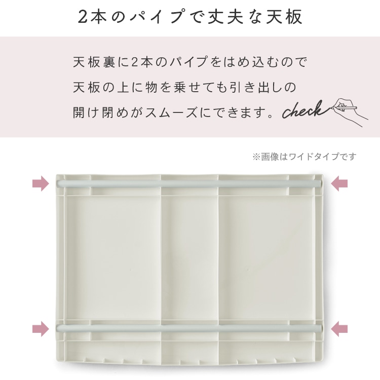コロネチェスト CLN-544 ピンク/ホワイト ピンク/ホワイト/単品