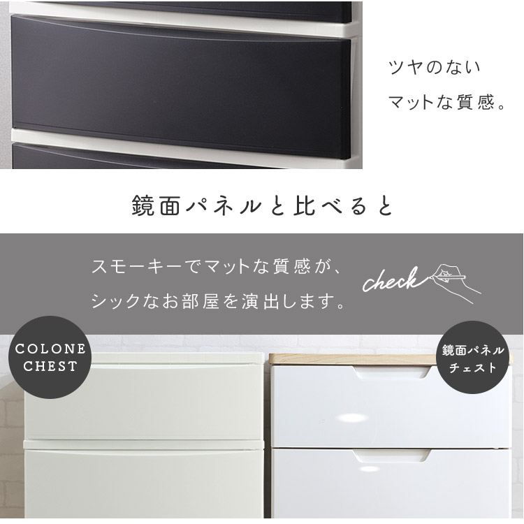 コロネチェスト CLN-545 ピンク/ホワイト ピンク/ホワイト/単品